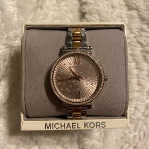 Women’s Michael Kors Mixed Metal Watch